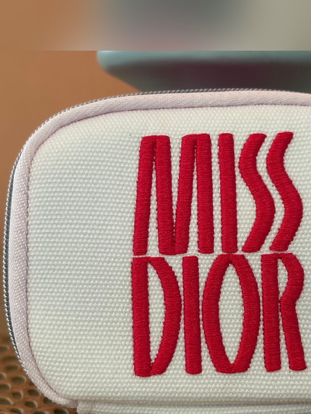 Miss Dior White and Red Air pod Case
